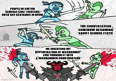 PEOPLE IN SWTOR GENERAL CHAT FIGHTING OVER GAY CENTAURS IN WOW imgflip.com THE CONVERSATION SOMEHOW BECOMING 'ABOUT GEORGE FLOYD ME INSERTING MY HYPERFIXATION OF WARHAMME AND TURNING IT INTO A WARHAMMER CONVERSATION