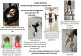 type B ballerina probably wearing socks instead of proper flats the last time she wore tights was dress rehersal for the Nutcracker doesn't have an actual bag, just puts her pointe shoes in her purse and hopes for the best ✓ hair is absolutely never in dress code, despite frequent reminders from the teacher and the fact she *knows how to do a proper bun *while stretching" wears her "warmups" all class they aren't warmups, she doesn't have a leotard on underneath, don't let her gaslight you "hey, do you know anyone I can borrow like 500 € from? I took a loan from some people I really shouldn't have to pay my rent last month.." that rent money was probably spent on herbal cigarettes and vodka sodas in nice bars "hey, your ribbons and elastic are both inside out.. and backwards somehow" "okay, and? "girl what did you do??" "long story"
