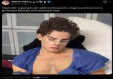 sharon vape a @sharonvape Clavicular is going to get addicted to plastic surgery and become a grotesque Michael Jacksonesque type 7:50 PM - Jun 4, 2026 3.5M Views Ø ...
