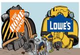 THE HOME DEPOT LOWE'S