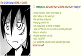 File: 210810.png (125 KB, 412x425) Anonymous 06/12/26(Fri)21:42:35 No.950276291 [Reply] >Be me, kissless virgin, never had a gf >Start talking to this weird girl >We get along really well >Hanging out with her >Sits really close to me for no reason >Tells me "it's cold out here and we should get inside" >Neuron activation >Hug her so she's not cold >Says "SENPAI" >Get weirded tf out and tell her we better go inside Is this the one?