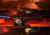 Chris! Get to high ground! It's over Wesker, I have the high ground. You underestimate my Uroboros. Don't try it!