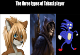 The three types of Tabaxi player