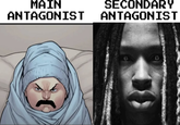 MAIN SECONDARY ANTAGONIST ANTAGONIST