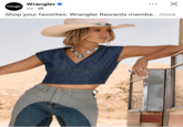 Wrangler ❤ Wrangler Ad. Shop your favorites: Wrangler Rewards membe... more