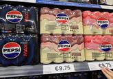 PEPSI PPPP-COLA A Prod PEPSI MAXIMUM TASTE NO SUGAR MAX Rafi's This shelf is not for customer use. Please ask a colleague for help with these items. 8x330le 33mie PEPSI 80 PEPSI ZERO SUGAR CREAM SODA FLAVOUR 002 8 EPS PEPS ZROS STRAWBE NCREAM F 8x330ml e 830 PEPS PEPSI MSRP 8x330ml e Re ZERO SUGAR CREAM SODA FLAVOUR on P33 Refs Pepsi Z/Sgr Crm Soda Flvr Soft Drink 8 X 330MI €3.69 per litre 108364/406209/04 €9.75 1 +€1.20 Deposit Pepsi Z/Sgr S/Berrs N Crm Drink 8 X 330M €3.69 per tre €9.75 1250
