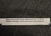 Stay focused and determined on this Wednesday, and success will follow.