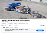 tural Gas 1993 unknown unknown $1,200 Listed 16 hours ago Hamilton, ON B4 Message seller Good afternoon, is this still available? Send
