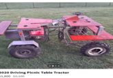 L-0640 2020 Driving Picnic Table Tractor $1,800 $2,100