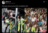 Marie @EvilBarbieDoII She was serious about this modelland s--- FSH LIVEL STER 0 TYRA BANKS