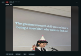 ← selfies of the soul r/me_irl • 7mo ago [deleted] Me_irl The greatest research skill you can have is being a nosy bitch who wants to find out 91K 260 Share
