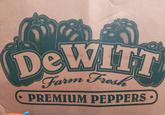 DeWITT Farm Fresh PREMIUM PEPPERS
