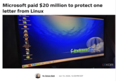 Microsoft paid $20 million to protect one letter from Linux My Computer My Documents Network Browser DVD-ROM Floppy Printers Trash Internet Connection Tools Mail Web Browser Click-N-Run By Simon Batt Lindowss BenQ Jun 13, 2026, 12:30 PM EDT [XDA