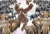 New monsterverse lore states the kaiju behemoth as being the progenitor of all elephant life on earth.