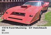 @beaters rice_and_oddities • 1974 Ford Mustang GT Hatchback 2D $3,000