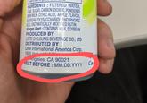 a day is used INGREDIENTS: FILTERED WATER, CANE SUGAR, CARBON DIOXIDE, POWDERED SKIM MILK, CITRIC ACID, APPLE FLAVOR, SOYBEAN POLYSACCHARIDE, PHOSPHORIC ACID, ENZYMATICALLY MODIFIED RUTIN Allergen Alert: CONTAINS MILK, SOYBEAN PRODUCED BY LOTTE CHILSUNG BEVERAGE CO., LTD DISTRIBUTED BY Lotte International America Corp. 1805 Ind Angeles, CA 90021 BEST BEFORE: MM.DD.YYYY Ca