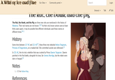 A Wiki of Ice and Fire Our Sites ▾ Community portal ▼ Search пе кас, спе глQWR, ина спe pis The Rat, the Hawk, and the Pig are three men who are mentioned in the history of Westeros. Their real names are not known.[1][2] As their only known actions were at least thirty years apart, it may be possible that different individuals used these names at different times, [N 1] History Some time between 217 AC and 221 AC[3]), these three men attacked Aelora Targaryen, Princess of Dragonstone, at a masked ball. She committed suicide soon afterward.[1] In 251 AC, the trio led a rebellion that was crushed by Prince Daeron Targaryen. Daeron perished in the final battle, alongside his lover, Ser Jeremy Norridge, but the rebels were slain or hanged.[2] Notes 1. ↑ Cf. the Vulture King. References Login Interact Talk Edit