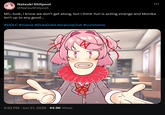 Natsuki Shitpost @NatsuShitpost MC, look, I know we don't get along, but I think Yuri is acting strange and Monika isn't up to any good... #DDLC #meme #DokiDoki LiteratureClub #curimeme 5:52 PM - Jun 21, 2026 - 63.9K Views 0