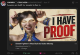 SW9RD CEO 2026 @SW9RD2FGC - Jun 17 houses are built for people to live in D 150 I HAVE PROOF Street Fighter 6 Was Built to Make Money Shocking Costs TV 3.4K - 22h ago 21:38 tz 2.6K 73K ill 971K 1