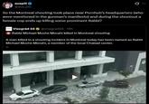 auspill @aus_pill .. So the Montreal shooting took place near Pornhub's headquarters (who were mentioned in the gunman's manifesto) and during the shootout a female cop ends up killing some prominent Rabbi? Visegrád 24 @visegrad24 - 19h Rabbi Michael Moshe Mizrahi killed in Montreal shooting A man killed in a shooting incident in Montreal today has been named as Rabbi Michael Moshe Mizrahi, a member of the local Chabad center. e