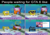 People waiting for GTA 6 like: grand theft OPEN T auto OPEN grand Chert auto grand theft auto $424,243 v GTA 6 launch postponed again? 14% chance 45% grand theru AUGO In Ready OPEN mohip.com EN Yes 140 No 04