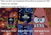 "Well, we did it, we rewatched all five films to prepare for TS5." "There's six, actually." "What do you mean there's si―?" Never Fear, Buzz Is Here... On August 8 BUZZ LIGHTYEAR Of STAR COMMAND Never Fear, Buzz Is Here... On August 8 Disney PIXAR BUZZ LIGHTYEAR OF STAR COMMAND THE ADVENTURE BEGINS TIM ALLEN Coming To Save The Universe, An All-New Movie On Video And 201 B REWATCH REWATCH REWATCH IT! IT! IT!