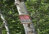 PRIVATE SIGN DO NOT READ