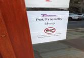 HONDA "Thulecraft.com Pet Friendly Shop Except for Bears, we're not going through that again! To