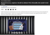 US & WORLD NEWS Ranch lovers, rejoice: Kraft to debut TSA-friendly kit amid viral craze by: Iman Palm Posted: Jun 18, 2026 / 02:26 PM PDT Updated: Jun 18, 2026 / 02:26 PM PDT SHARE in Kraft is leaning into international soccer fans' newfound obsession with ranch dressing, announcing plans to debut a limited-edition "Kraft TSA-Compliant Ranch" kit aimed at travelers who apparently don't want to leave the United States without the condiment. RANCH RANCH RANCH RANCH RANCH x RANCH RANCH RANCH RANCH RANCH RANCH RANCH RANG Kraft TSA COMPLIANT Ranch 3-1-1 READY Coming Soon