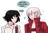 e + dont say bad words lady! Puta 60