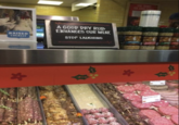 RAISED LOCALLY 1000 A GOOD DRY RUB ENHANCES OUR MEAT. STOP LAUGHING GIVE T94MIT