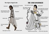 the virgin cringcel cole Literal incel Beats defenseless Joffrey to death What a Craven Still looks like he's in his 20s Acts like one too "Kingmaker" THE CHAD KINGMAKER Has mysterious Vendettal Slew Joffrey Lonmouth during a melee High tier DILF Founds Aegon then convinced him to ascend the Iron throne Alicent's bitch Kills Lord Beesbury by accident lol Just some braindead brute Gets beaten by Harwin Mentally unstable Beats the s--- outta Harwin Silenced Lord Beesbury by opening his throat Mushroom fears him Major political player for the green Knows when to take action