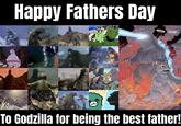 Happy Fathers Day wwwwww イアの分離法 ゴジラとゴジ ラジュニアが再開 2匹は テレパシーでお互いを呼び あっているのだ。 IT'S PART OF THE JOB. THE END. To Godzilla for being the best father!