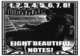 |₹ 1, 2, 3, 4, 5, 6, 7, 8! EIGHT BEAUTIFUL NOTES!