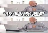 When Harold Ford Jr. is not on the Fox News show "The Five" and Jessica Tarlov is on instead, users post this meme on X to say the Harold that is in today is not Harold Ford Jr. but "Hide The Pain Harold."