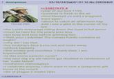 Anonymous 184 KB PNG 05/18/24(Sat) 01:51:16 No.35828405 >>35827679 # >year of our lord 1195 >summer is fresh in the air >God blessed us with a pregnant mare again >about to catch an afternoon nap until I see a glint in the corner of my eye >the Lord's entourage riding down the road in full armor >must be here for the yearly piss levy >act busy and bow before greeting him >"Hail, your Ladyship! Thy cuirass hardly contains ye might!" >why did I say that >his lordship's face turns red and looks away >ohfuck.tapestry >She smiles and mumbles "I thank thee. I am boyemodeth" >is this some saracen curse? >the next day my ale rations get doubled in celebration of her "male faileth" >confusion.stainedglass >I celebrate anyway, i don't want to look a (pregnant) gift horse in the mouth >die of plague 2 weeks later >>35828530 #