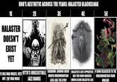 DND'S AESTHETIC ACROSS THE YEARS: HALASTER BLACKCLOAK 1E HALASTER DOESN'T EXIST YET 2E 3E LOCKWOOD 4E MANNER 5E 1E HAS MAD MAGES, JUST OTTO'S IRRESISTIBLE GODDAMN, LOOKING GOOD! HALASTER'S LOST APPRENTICE IF BUMI RELOCATED TO THE NOT THE MAD MAGE JAZZ HANDS WHICH UNDERMOUNTAIN LEVEL HAS THE GYM? HAS THIS DOOR KNOCKER, WHICH SEEMS HALASTER-LIKE UNDERMOUNTAIN FROM OMASHU