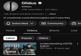 Glidus @Glidus 179K subscribers • 114 videos i like dragons and good characters :) ...more crowdmade.com/collections/glidus and 5 more links Subscribed ✓ Community Home Videos Shorts Live Latest Popular Oldest Understanding HOTD S3E01 Salt and Sea, Fire and Blood 17:35 Understanding HOTD S3E01 21K views • 6 hours ago St