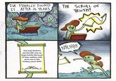 I'VE FINALLY FOUND IT... AFTER 15 YEARS THE SCROLL OF M TRUTH! Robotatertot Comics A The Colt M1911's service life was so long mainly because of how useless side arms are in the military post WWI NYEHHH W M