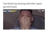 The World Cup cleaning staff after Japan got eliminated ARG 0-0 COL 66:53 CONMEBOL COPA AMERICA FOX USA 2024 FINAL - LIVE
