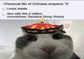 >Personal life of Chinese emperor 'X' V Looks inside Sex with like 5 million concubines, Decisive Dong Victory