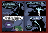 I AM THE EVERSTABBED, KEPT ETERNALLY BOUND BETWEEN LIFE AND DEATH BY THE SWORD THAT CUT THROUGH MY HEART. WHAT BUSINESS DO YOU HAVE WITH ME? CAN YOU OPEN THIS PICKLE JAR FOR ME? I'VE ASKED LITERALLY EVERYONE ELSE. HNGH! SWORDS DCCXXIX © 2018-2023 ~ MATTHEW J WILLS ALL RIGHTS RESERVED WOW, IT'S ON THERE GOOD. SWORDSCOMIC.COM