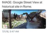 IMAGE: Google Street View at historical site in Rome. Largo di Torre Argentina Roundel Arts Photography Street View-Apr 2017 Via di Torre Argentina, Altar 7/1/18, 5:47 AM Google