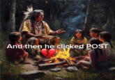 And then he clicked POST