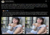 Carter Baizen @rachellacroixs This is who I am talking about when I say people feel entitled to live in New York. She's had like 5 subleases this year and she made a go fund me for her rent because she won't get a job and just makes clay cats to sell. Not to sound like a boomer but she's a bum!!! yul @juliabracadabra - Jun 29 who saw these insane series of tik toks where a 2 month subletter kicked out a 3 yr lease holder and couldn't qualify for the lease herself? babe I don't think zohran was talking abt you in the knicks speech, he might be speaking against you bc you're evil Y DAY 117.3K mamdani gave us a speech after the knicks won 2,716 10.2K Y DAR and looking at these 99.6% odds that are against you and smiling 117.3K 2,716 10.2K