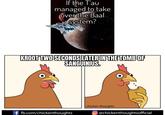If the T'au managed to take over the Baal. system? KROOT TWO SECONDS LATER IN THE TOMB OF SANGUINIUS. chicken thoughts ffb.com/chickenthoughts @chickenthoughtsofficial