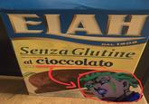 EIAH DAL 1909 Senza Glutine PREPARATO PER TORTA al cioccolato COSA SIACIUNCE. 125 50 ml di acqua tiepid all'interno anche la tavoletta Fondente Extra Novi