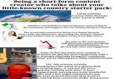 Being a short-form content creator who talks about your little-known country starter pack: MAN SPEAKING IN FOREIGN LANGUAGE) Using subtitles in every video because your accent is thick. Random countryfellows spamming your national flag in the comments, just happy to see our country being mentioned. The occasional commentor being very happy because they rarely see influencers "promoting our country." (They'll give you a follow just to unfollow weeks if not days later.) The posts on the more positive stuff about your country (wonderful food, beautiful locations,...) get very little views and engagement. Posts on that one event your country is most known for gets the most engagement, with a lot of people especially foreigners confidently erm actually "correcting" you by offering pure, filthy misinformation. The "My country actually invented [insert the name of a sport/a dish, a clothing type,...], and not the more popular country next door" is your most-engaged post, earning you some wonderful insults, and a few angry commentors you might have to block because they scoured your page and left hate comments under many posts.