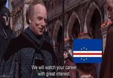 imgflip.com We will watch your career with great interest.