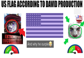 US FLAG ACCORDING TO DAVID PRODUCTION EXTREMELY LOUD INCORRECT BUZZ And why he ourple TRUTH LIE TRUTH LIE
